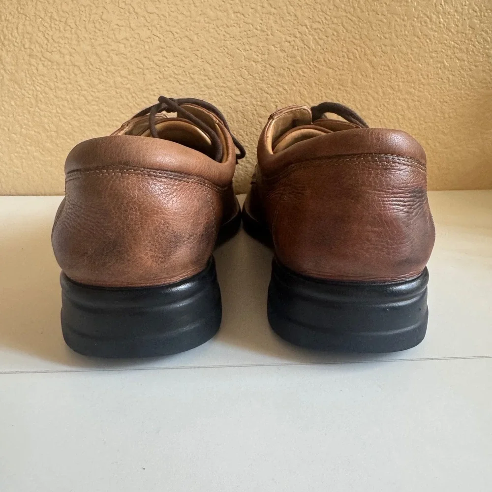 Johnston & Murphy XC4 Mens 9.5 M Brown Leather Sheepskin Lining Shoes 20-7258